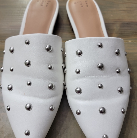 A New Day white studded loafers - Picture 2 of 4